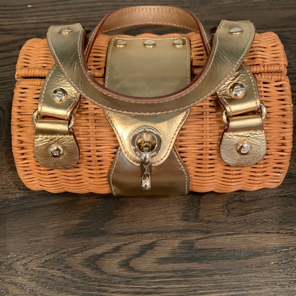Kate Spade Rattan Bag